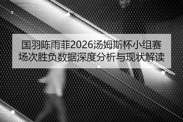国羽陈雨菲2026汤姆斯杯小组赛场次胜负数据深度分析与现状解读